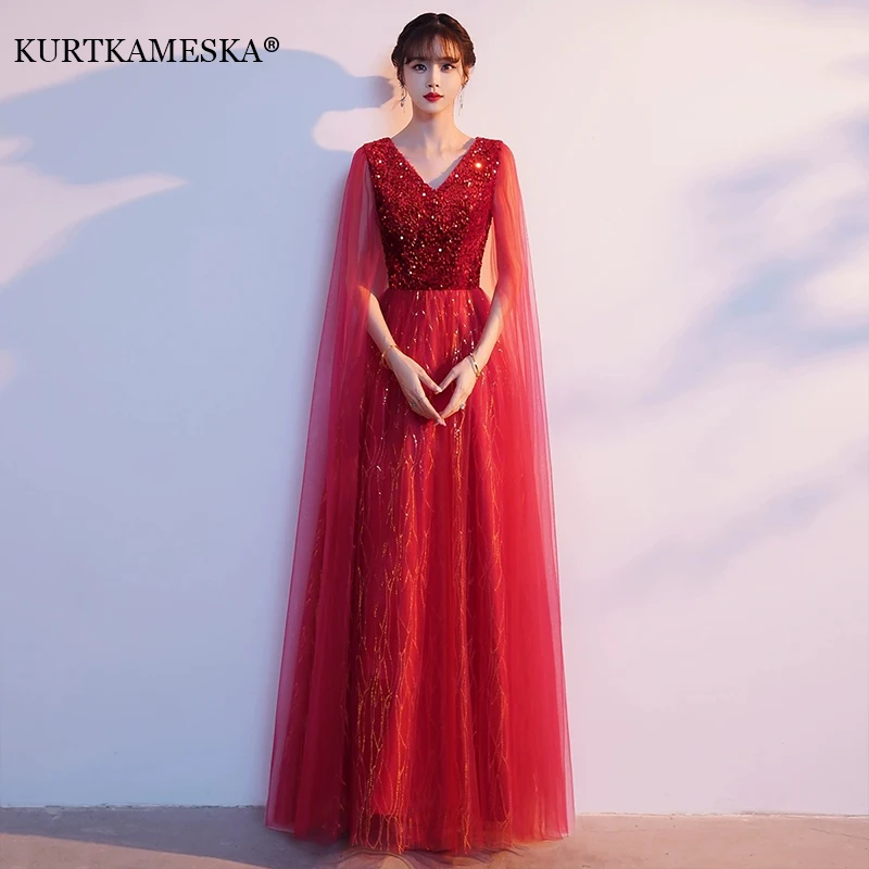 

Luxury French Sequined Bride Wedding Dress Sexy Ball Gown Elegant Wedding Evening Party Summer Dress Women Formal vestidos