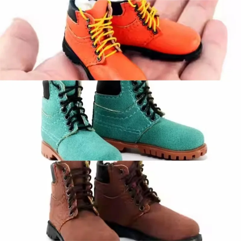 

1/6 Sclae Soldier High Quality Handmade Solid Trendy Boots Climbing Shoes Model for 12in Male Removable-feet Body Action Figure