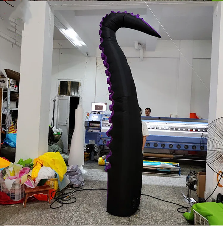 Giant Realistic Inflatable Octopus Tentacles Halloween Decoration Large Black Inflatable Octopus Legs