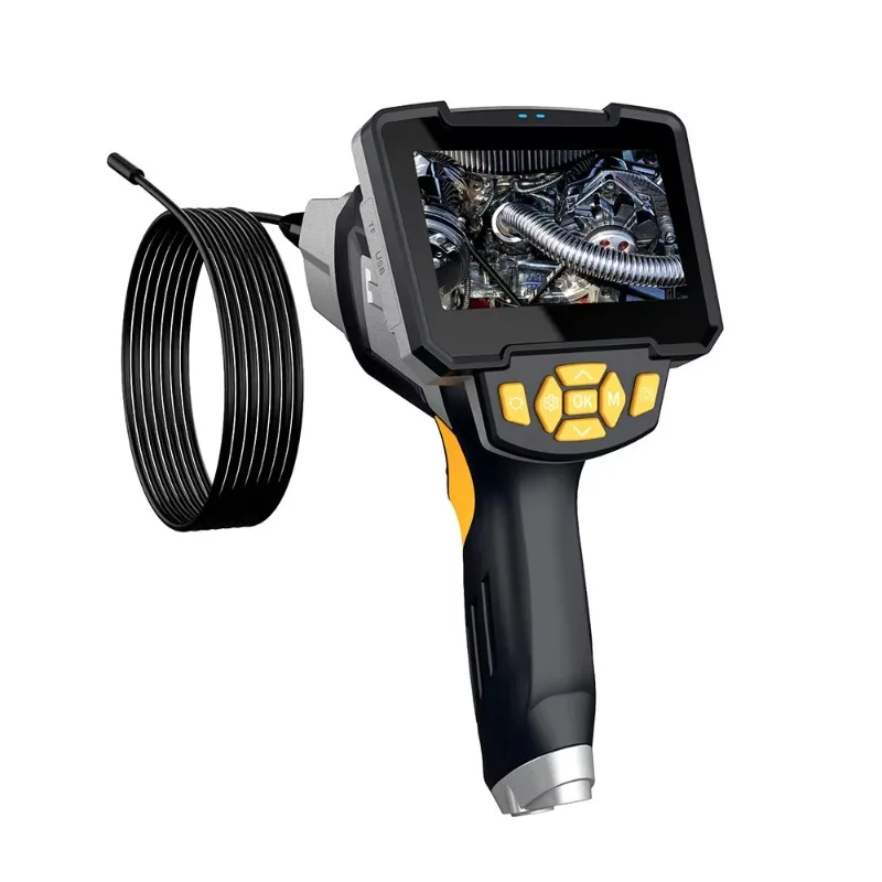 112-2 Endoscope Camera Light Duel Lens Inspection Camera Industrial Bore Scope with 4.3