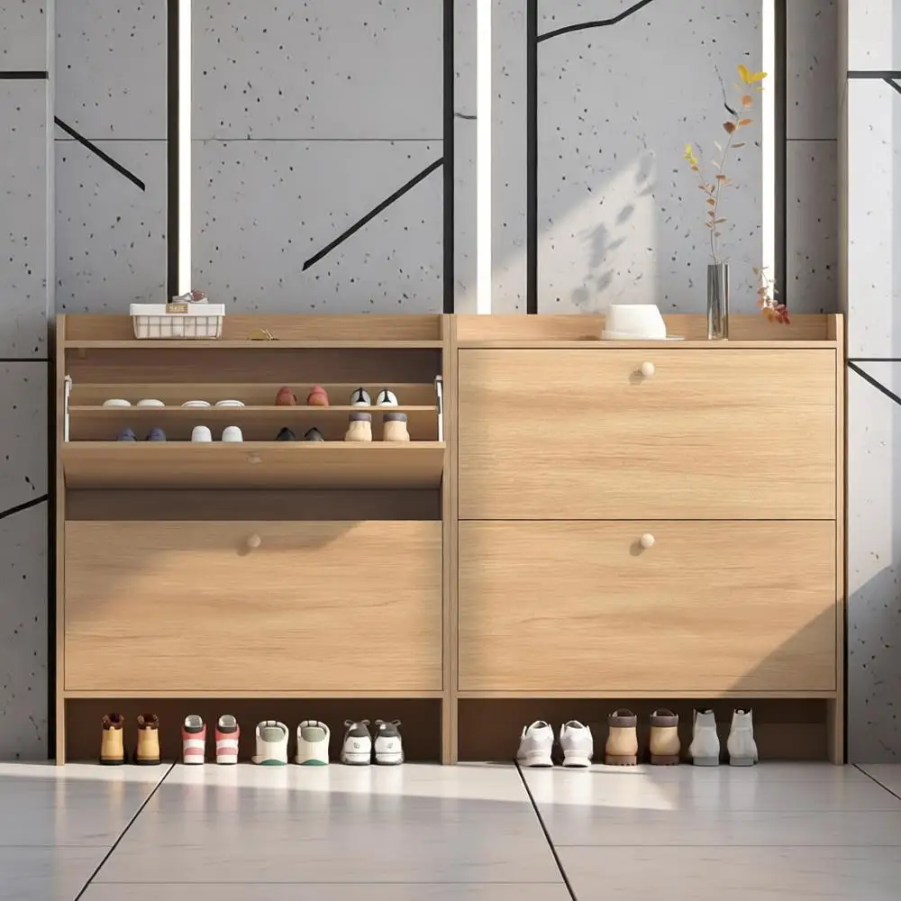 Light Oak Shoe Stor…