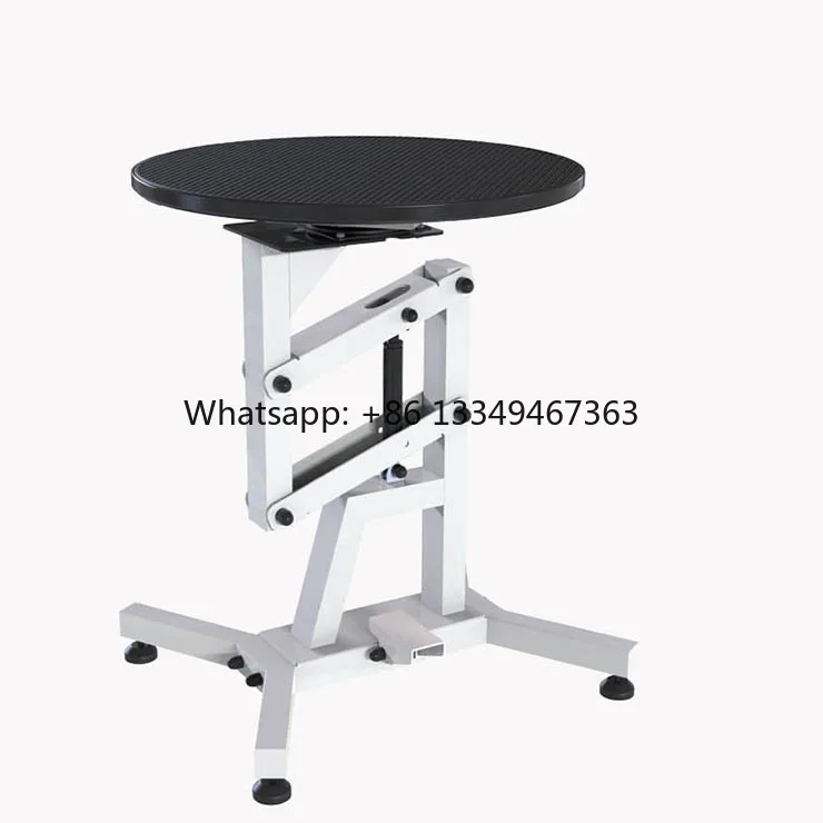 

Longermay Factory Pet Round Table Hydraulic Lift-able Table Dog