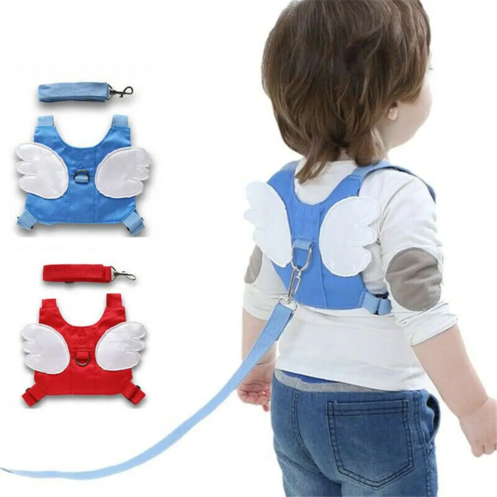 Arnés con correas para niños pequeños, pulsera de seguridad para caminar, mochila para niños pequeños, lindo cinturón de correa auxiliar para niños y niñas