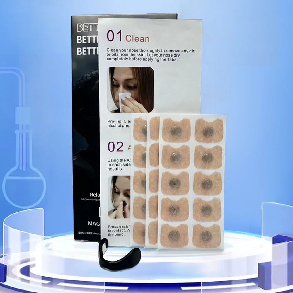 

1 комплект, зажим для носа против храпа, средство для дыхания лучшего сна, расширитель носа для уменьшения храпа и облегчения заложенности носа