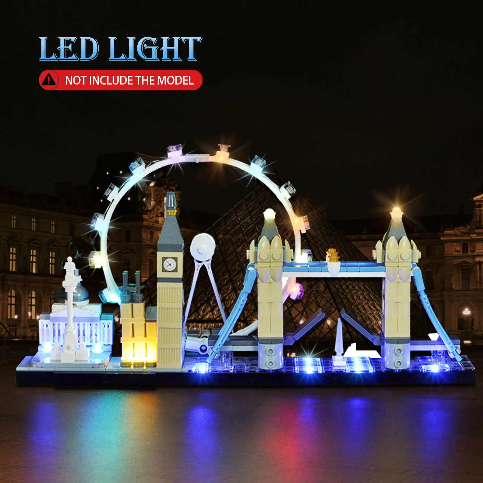 LYBMTWF LED Light Set For 21034 Architecture London Great Britain DIY Toys Blocks Bricks Only Lighting Kit （Not Include Model）