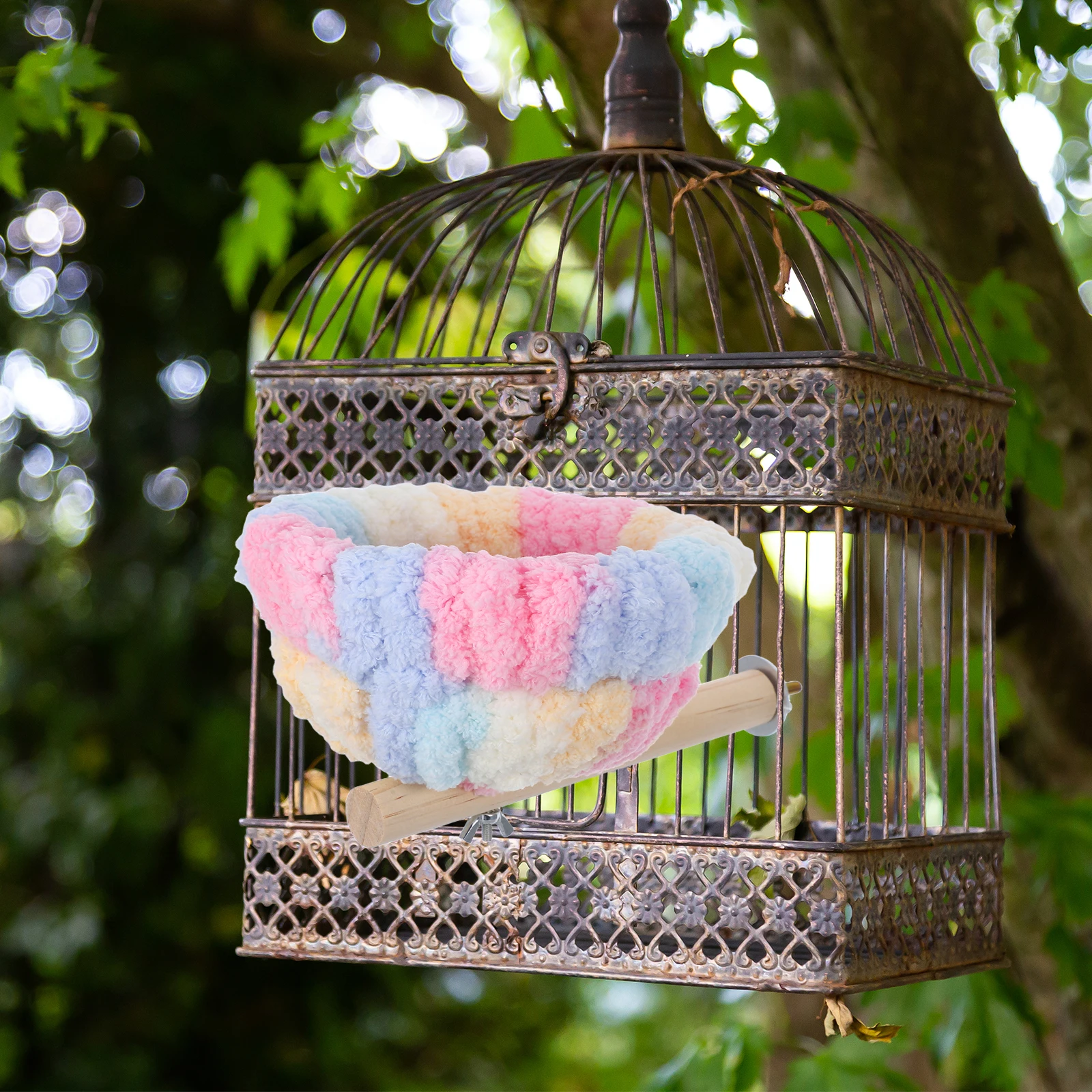 

Warm For Cage Parrot Cozy Bed Perch Stand Winter Cockatiel Parakeet Accessories Bird Hut Small Pet Bird Cage Accessories Cozy