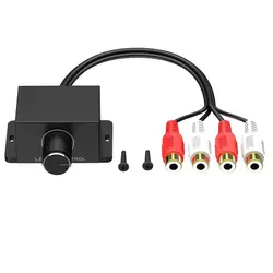 Universal New Car Audio Amplifier Bass RCA Level Remote Volume Control Knob LC-1