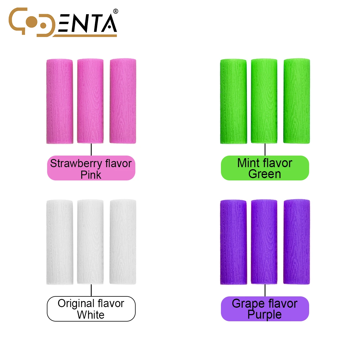 3 buah Dental Chewies cocok untuk Kawat Gigi & Aligner - Meredakan Nyeri & Mempercepat Perawatan, Alat Bantu Kunyah Ortodontik