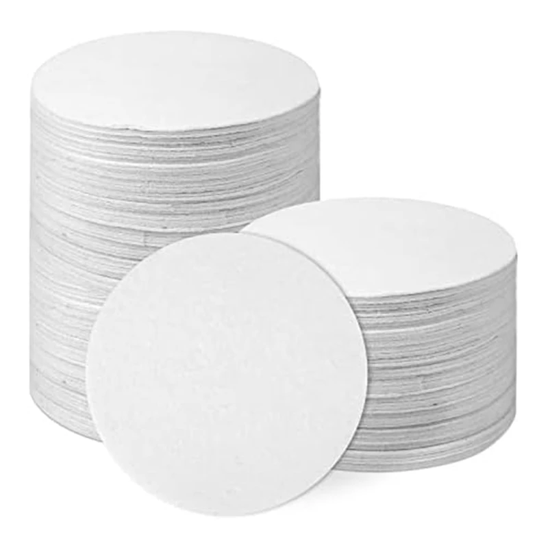 Papel para forno microondas redondo, alta temperatura, papel para forno cerâmico, prateleira para DIY, artesanato de fusão de vidro, 150 pcs