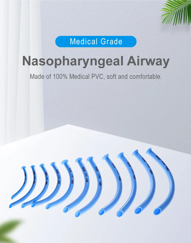 Einweg-Nasopharyngeal Airway Nasal Pharyngeal Duct Atemgasführungsröhre Erste Hilfe Notfall 3,0–8,5 mm 5 Stück/10 Stück/20 Stück – Detail 1