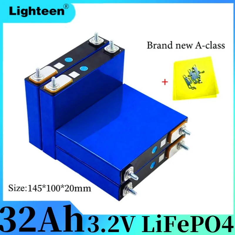 

DIY3.2V 32Ah LiFePO4 аккумулятор литий-железо-фосфатный 4s 12V 24V 3C модификация аккумулятора двигателя мотоцикла