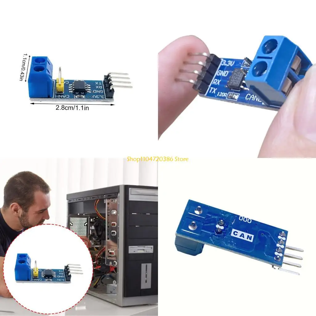 K0EA SN65HVD230 CAN Bus Transceiver Board for Connecting CAN Bus Communication Module 3.3V Module Replacement