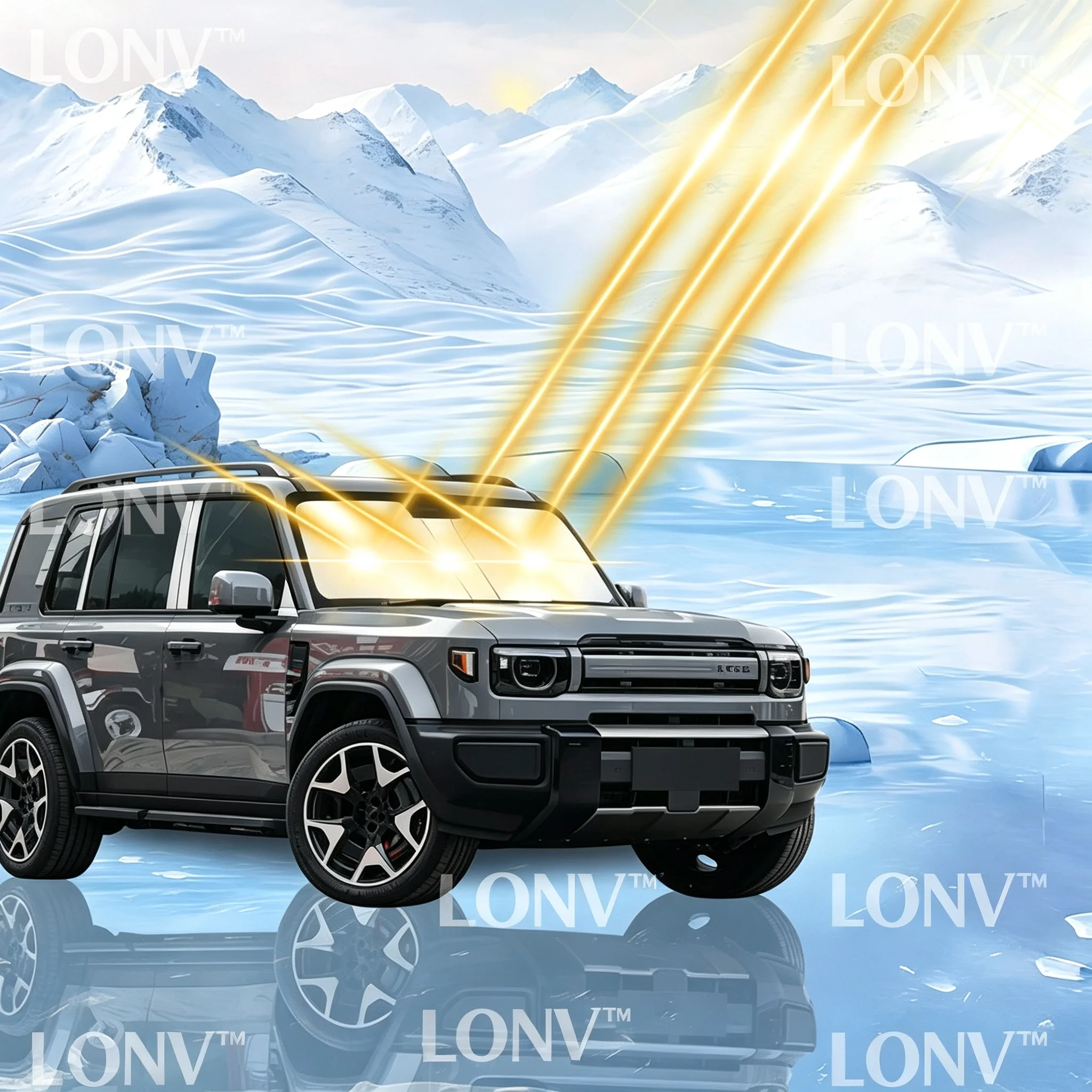 Car Sunshade For iCAUR V27 iCAR V27 2026 2027 2025 Front Windshield Shade Cover Foldable Car Heat Insulation Accessories
