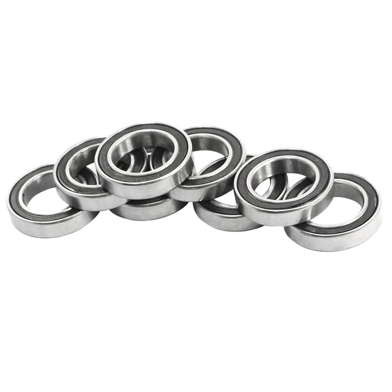 10Pcs 6802-2RS 15X24x5mm Metal Shielded Sealed Deep Groove Ball Bearings & 10Pcs Miniature Sealed Metal Shielded Metric Radial B image 3