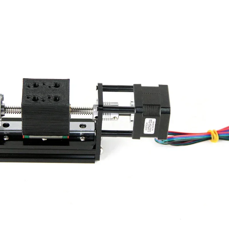 new brand Trapezoidal Screw Rod Sliding Table Z-Axis 42 Stepper Motor Linear Guideway Module Industrial Manipulator