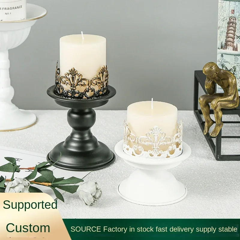 

Aromatherapy Candle Holder Iron Crafts Romantic Candle Light Dinner Candle Cup Home Decoration Candle Holder Wedding Decoration