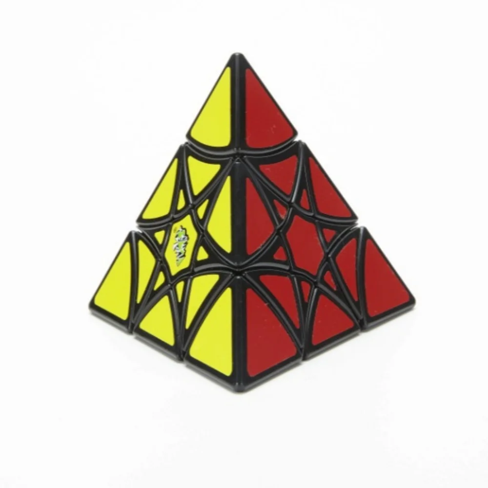 LanLan Curvy Hexagram 3x3 Pyramid Professional Speed Magic Cube 3x3x3 Educational Toys