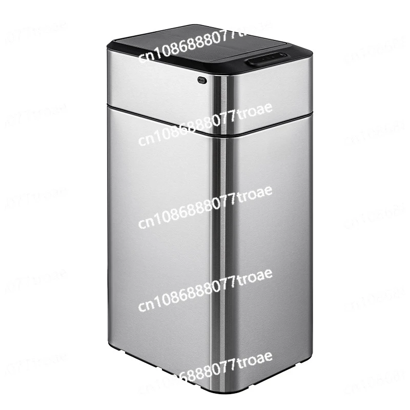 

Intelligent dual door stainless steel induction garbage bin