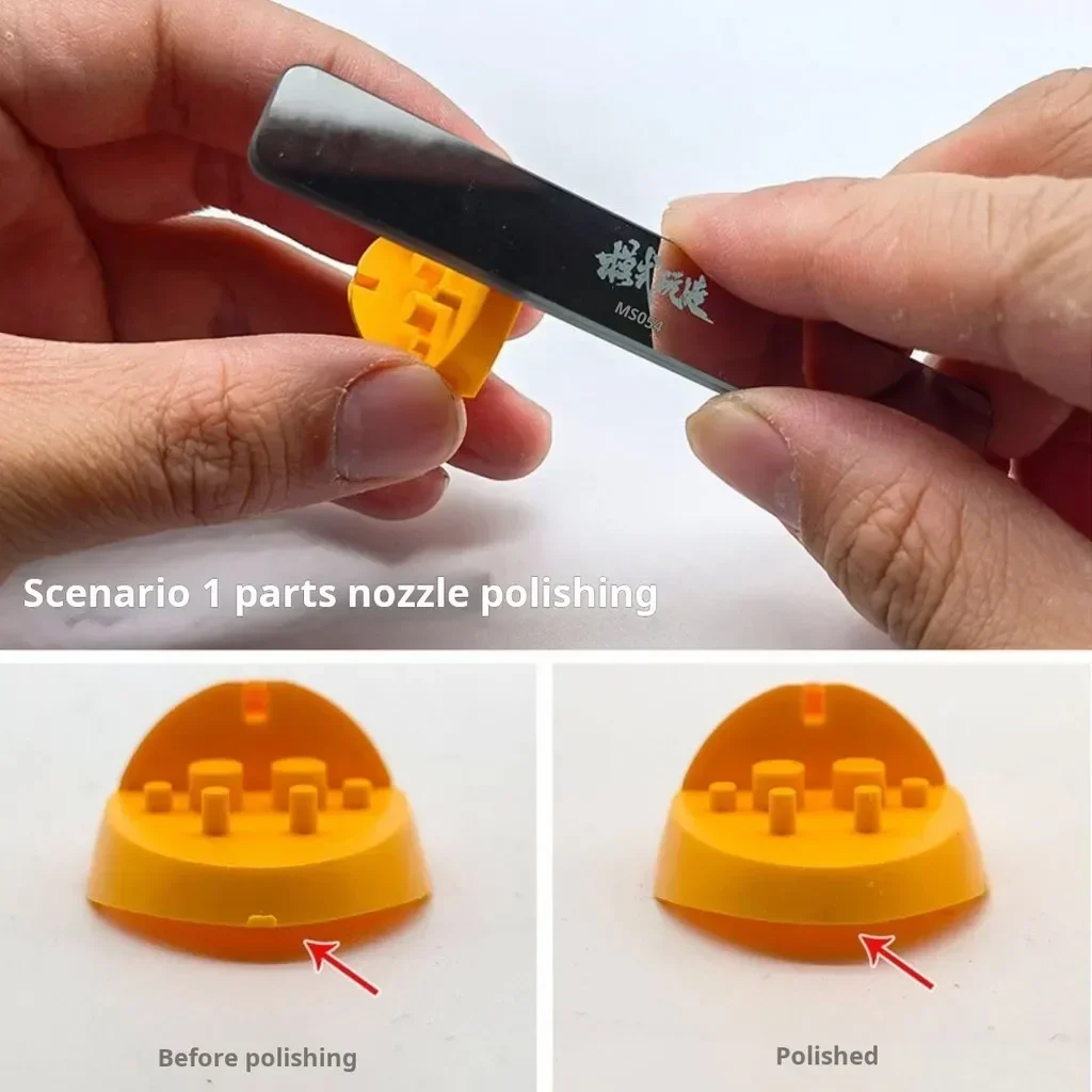 MS054 Strumento di molatura modello Lima in vetro nano lucido per strumenti di molatura Gundam Strumento di costruzione di modelli in plastica Mini levigatura Hobby fai da te