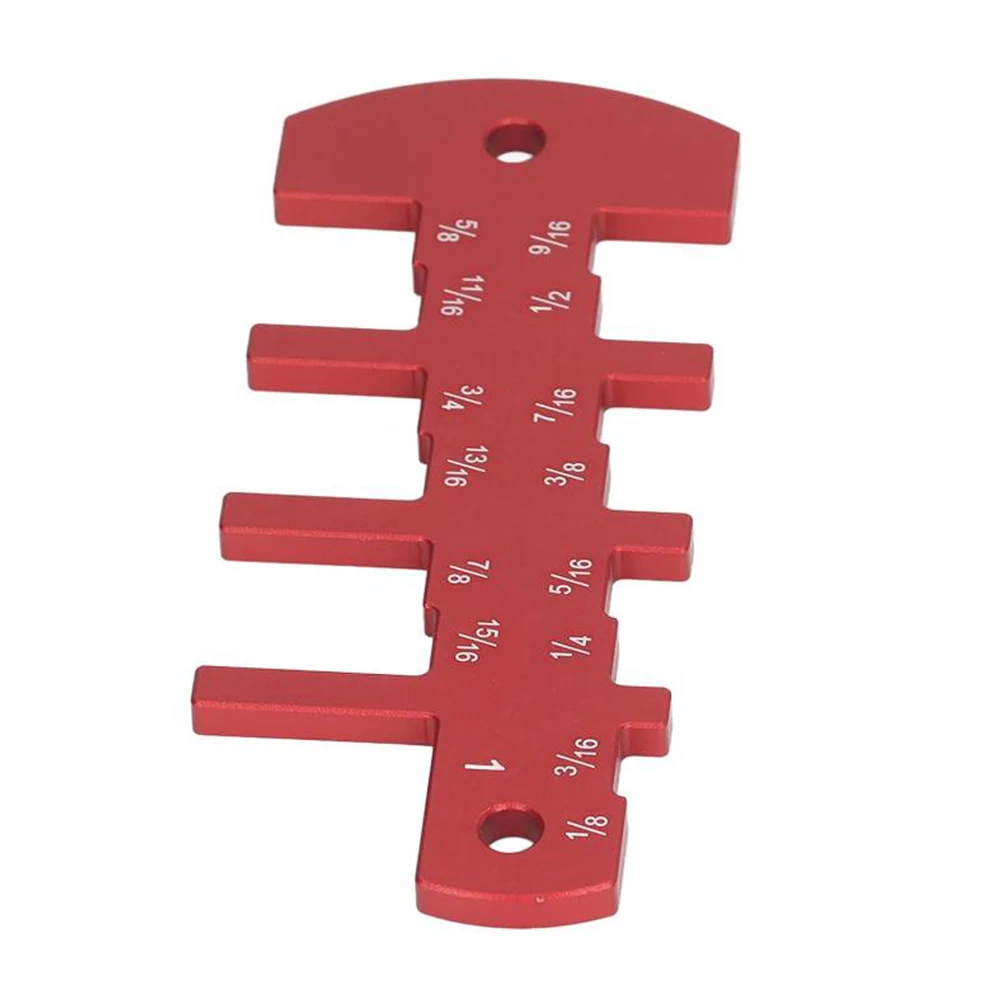 

Easy Read Woodworking Gauge Tool Carpentry Step Depth Gauge 120x50mm Woodworking Height Gauge Compact Appearance