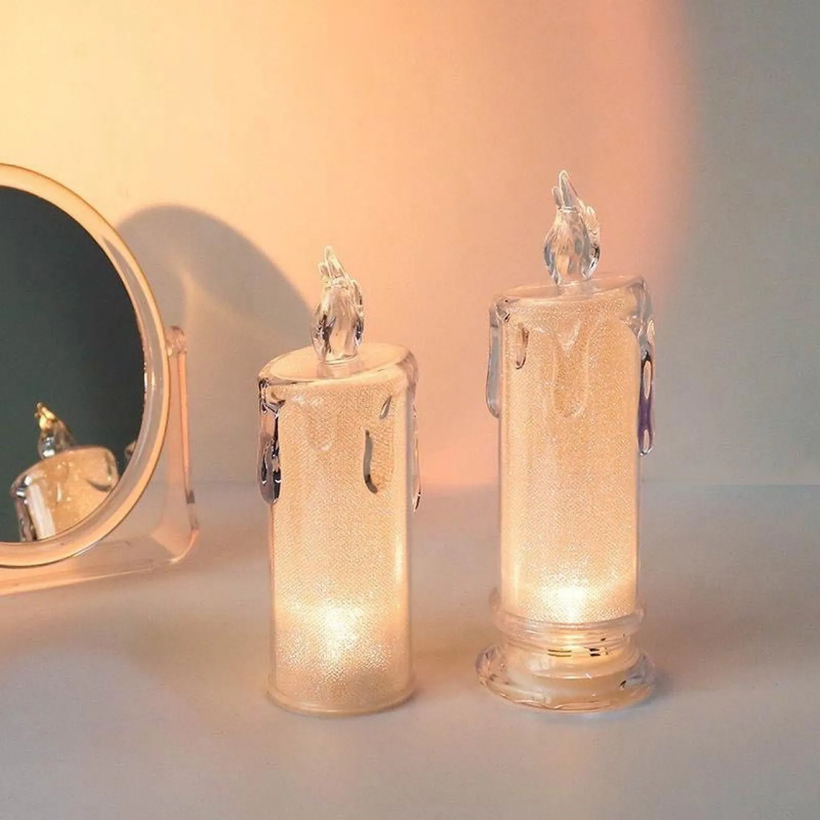 Flashing Led Candle Trending Flickering Flameless Light Bestseller Decorative Night Lamp Top Seller Battery Operated Ornament T1