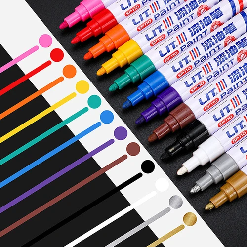 Pluma para el cuidado de la pintura de rayaduras de coche, varios colores disponibles, reparación de pintura negra, pluma para el cuidado de la pintura, accesorios para el coche ﻿ 2025