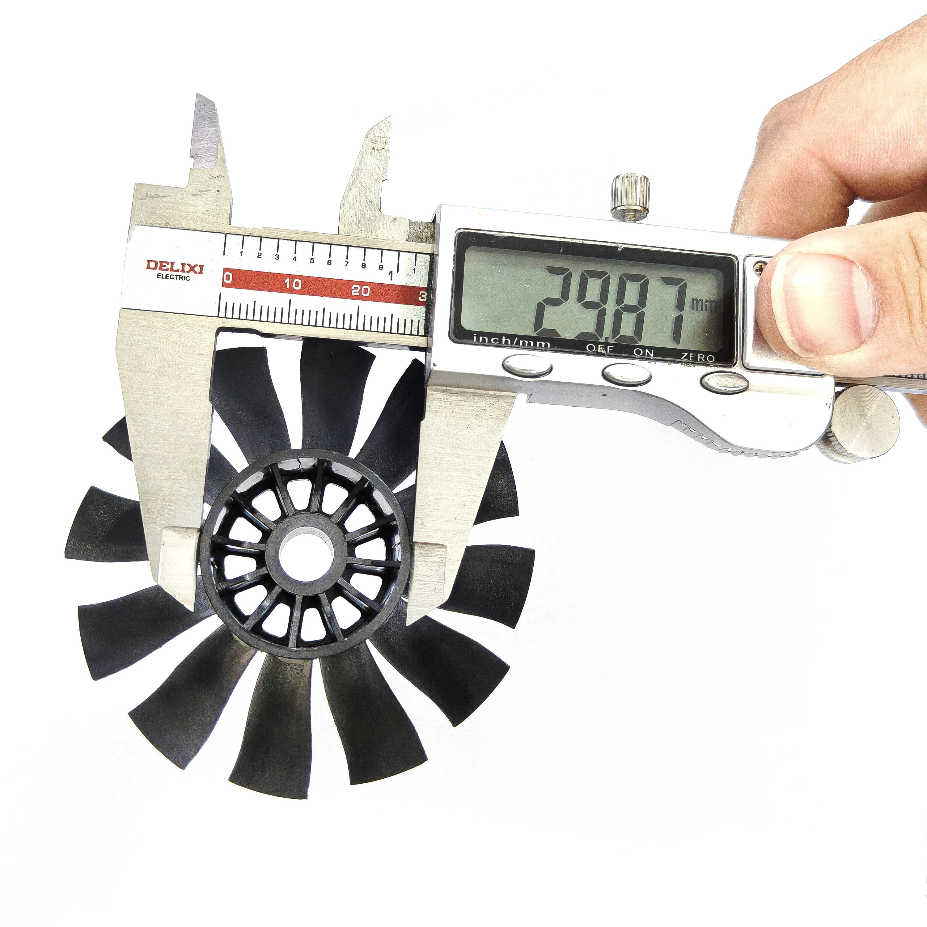 70mm 64mm 50mm Rotorblätter CW CCW 12-Blatt-Lüfter für QX-MOTOR EDF Kanalventilator Hochleistungslüfter DIY Ersatzteile – Detail 17