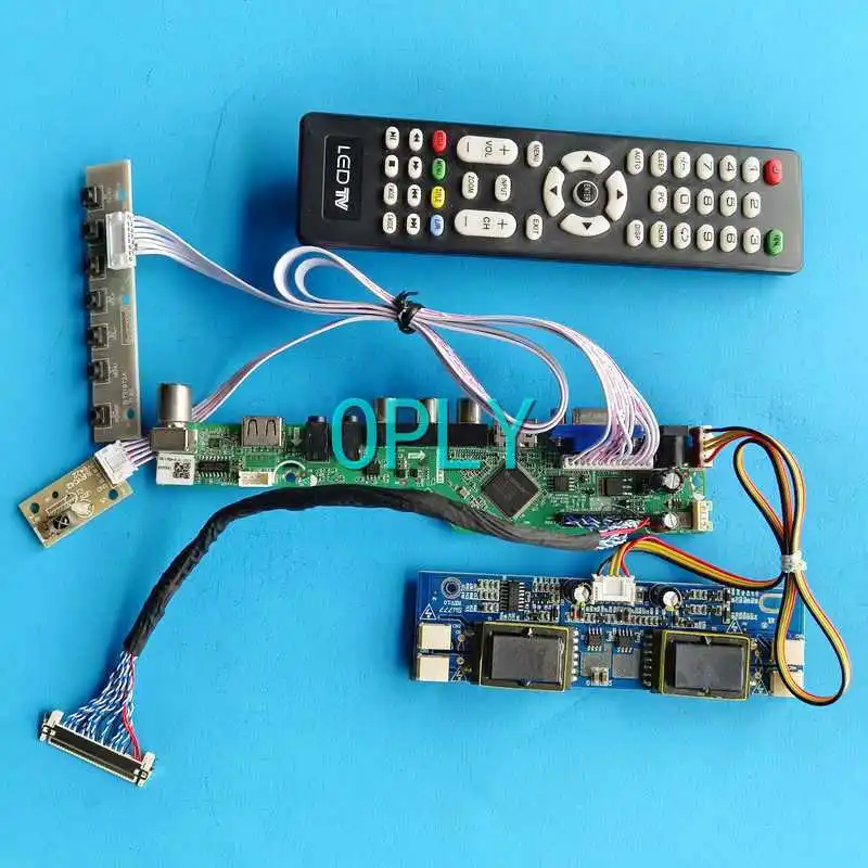 For LTM190EP03 LTM190EX Laptop Display Panel Controller Board DIY Kit LVDS 30 Pin 4CCFL 19