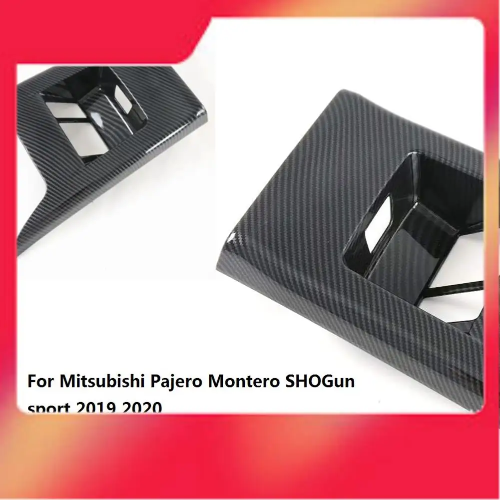 

Car Rear Armrest Box Seat Air Vent Outlet Cover Trim Accessories For Mitsubishi Pajero Montero Shogun Sport 2019 2020-M54K