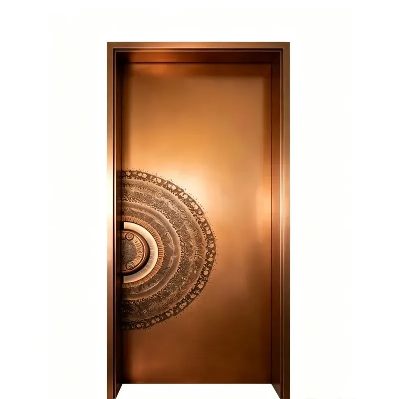High End Modern Commercial Home Bar Door Finished Cast Aluminum Waterproof Durable 5 Year Warranty