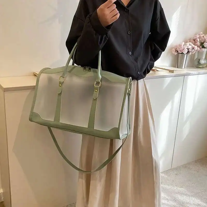 

Women's Crossbody Shoulder Bags Handbag Casual Outdoor Simple Style Tote Bags Adjustable Long Strap Frosting Packs