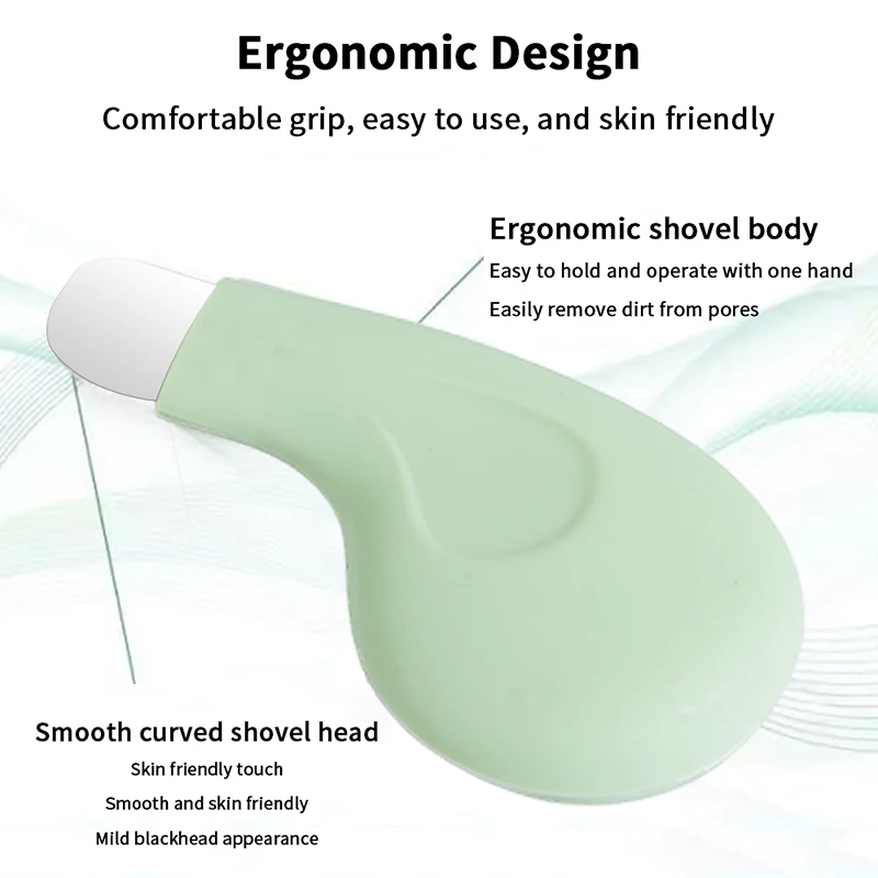 Dissolvant de points blancs pour le nez, outil de soins de la peau, outil d'élimination des points noirs du visage, grattoir pour le nettoyage en profondeur, spatule pour le visage