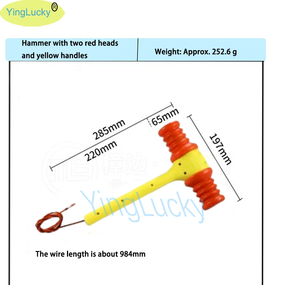 Yinglucky spedizione gratuita 2 pz/lotto accessori macchina da gioco martello Touch Screen per parti di macchine da gioco Arcade per bambini