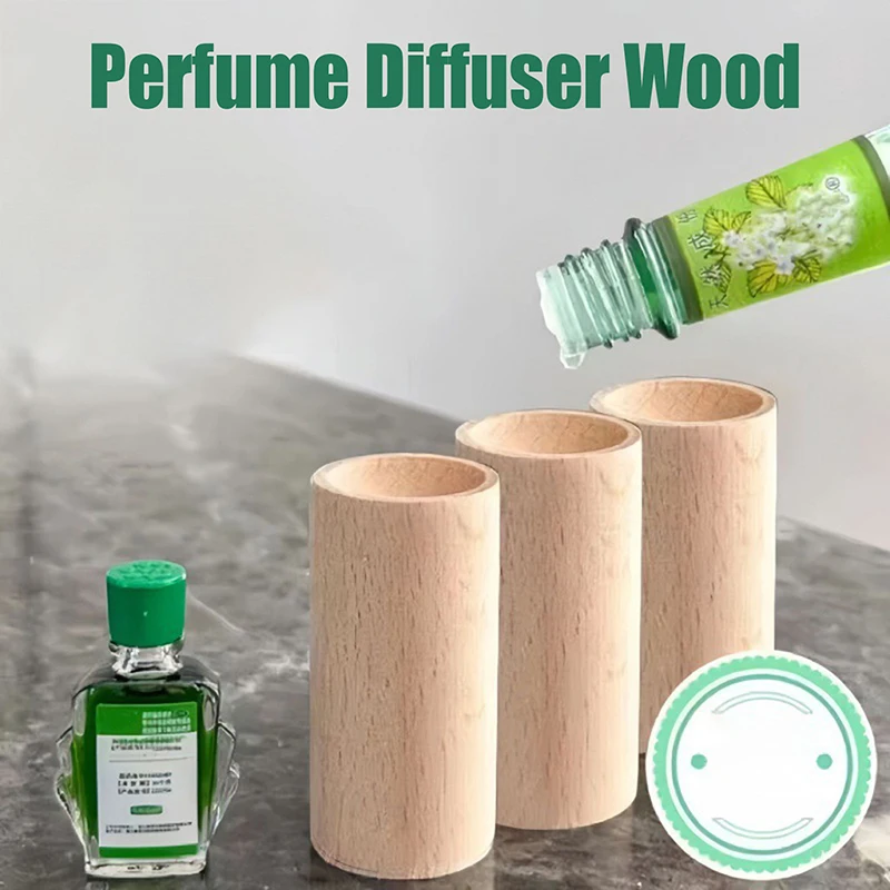 Wooden Essential Oil Aromatherapy Diffuser Wooden Diffuser Eco-Friendly Fragrance Diffused Wood Refreshing Sleep Aid For Home`~