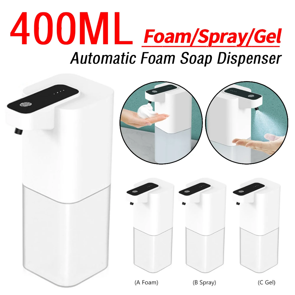 Automatic Foam Soap Dispenser Intelligent Charging Universal Foaming Dispenser Touchless Sensor Waterproof for Hotel Wash Basin