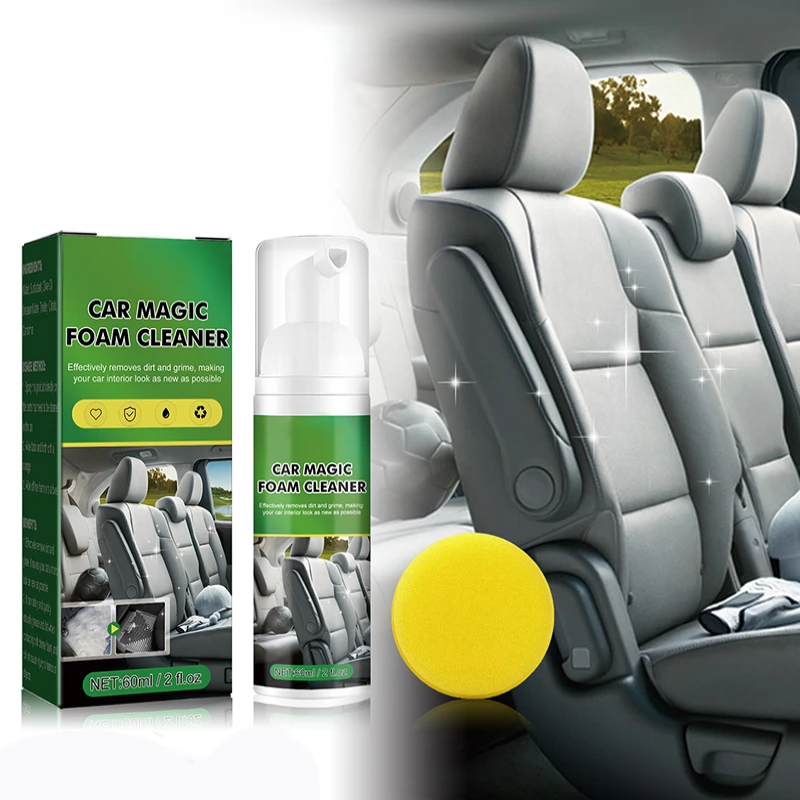 

Car Magic Foam Cleaner High Effective Foam All Purpose Cleaner for Car Powerful Stain Remover for Car Interior Cleaning Products