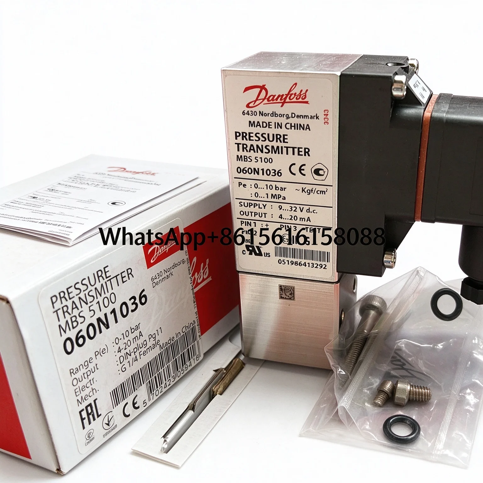 MBS5100 060N1005  060N1033  060N1034  060N1035  060N1036  060N1037  060N1038  060N1039 Danfoss Pressure Sensor