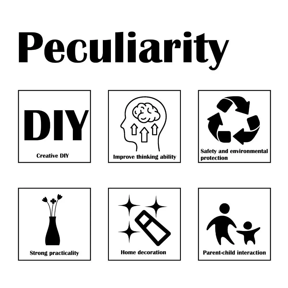 

Creative 3D Puzzle Vase DIY Waterproof Flower Arrangement Vase Building Block Arrange Flowers Home Decoration Vase