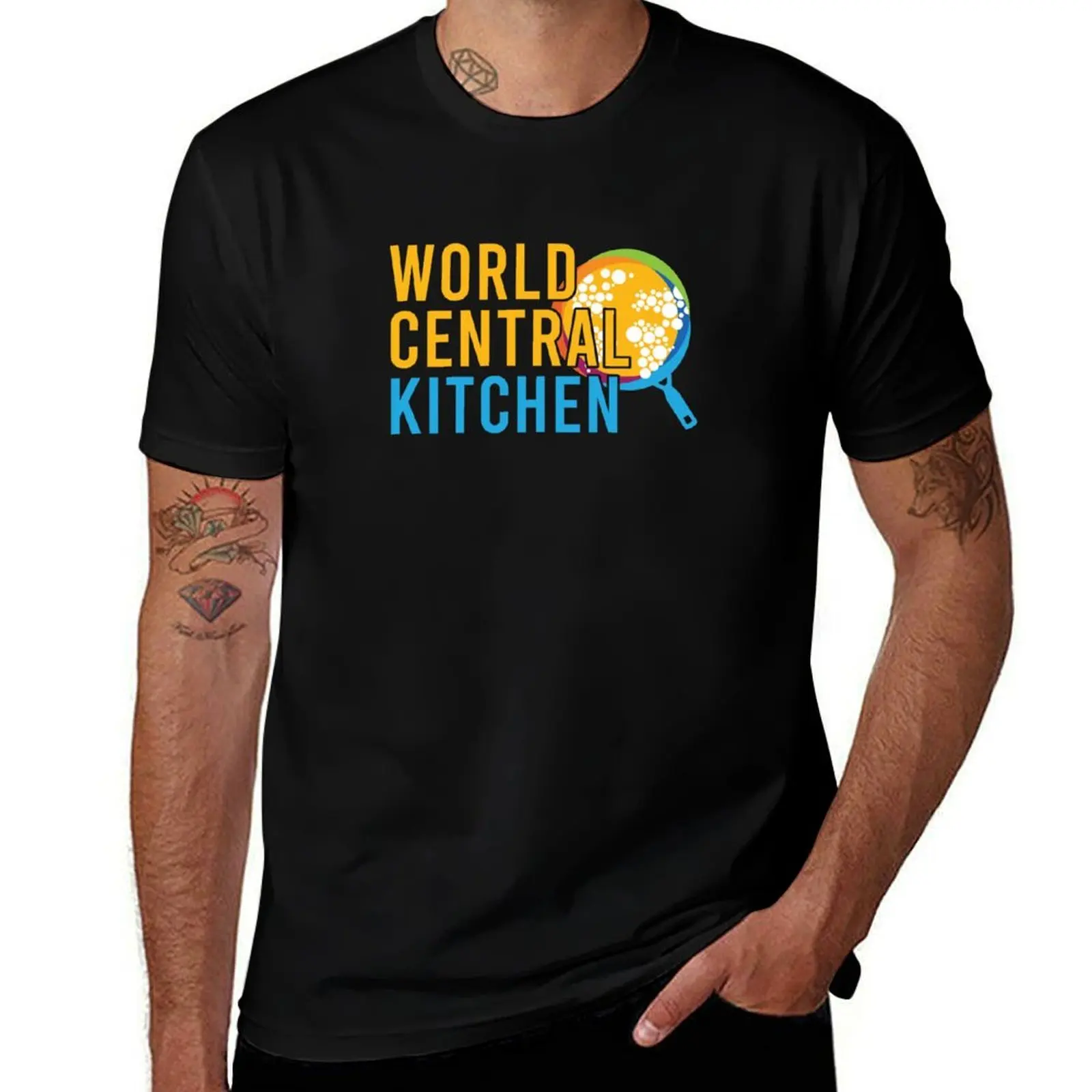 World Central Kitchen T-Shirt Classic Print Short Sleeve Shirt T-Shirt
