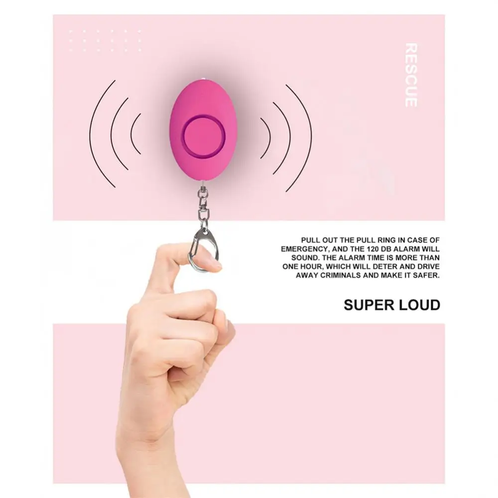 1/3/5PCS Women's Personal Alarm With A Whistle Key Personal Defense Against Wolf Alarm The Elderly and Children