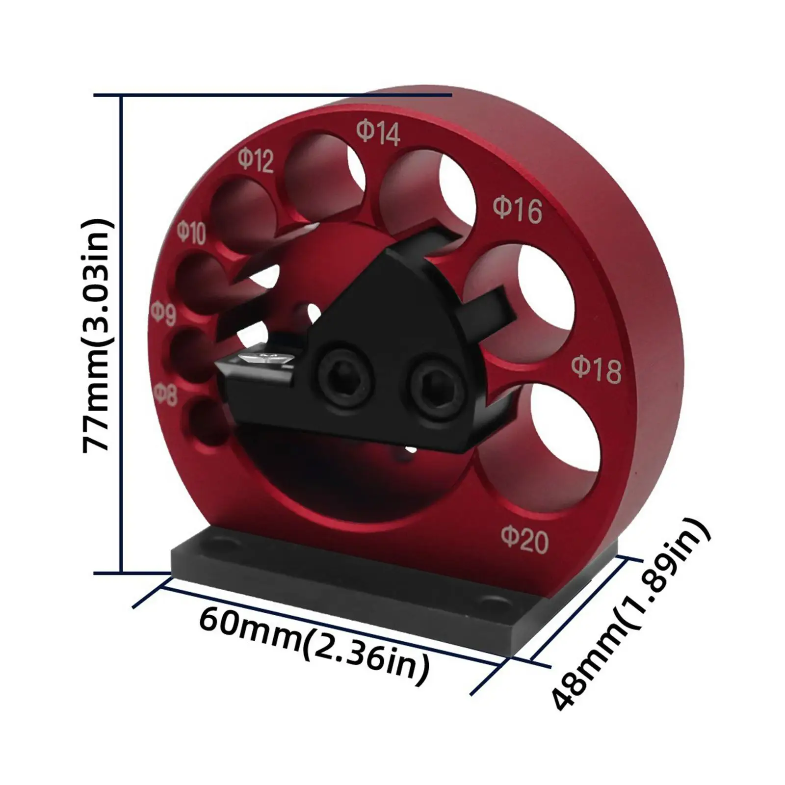 8 in 1 Woodworking Doweling Maker Metric 8mm to 20mm Auxiliary Tool for Woodworking Decoration Workers Carpenter DIY Enthusiast