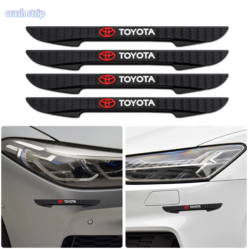 4 قطعة باب السيارة المضادة للتصادم قطاع الوفير ملصقات واقية لتويوتا TRD الرياضة كورولا بريوس أوريس كامري أفالون Rav4 هايلكس