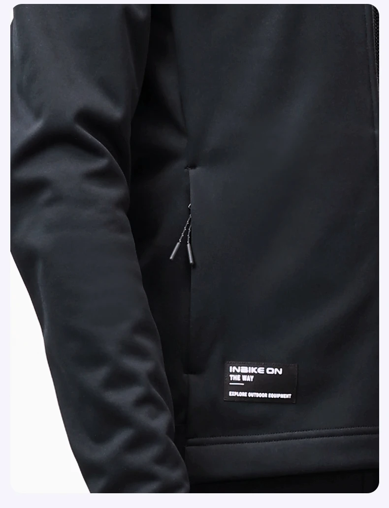 INBIKE Fleece Cycling Jackets Man Thermal Bike Softshell Jackets Windproof MTB Biking Clothing Road Bicycle Windbreaker for Men 13 S2127129a633342f7848f065da4d66faeE
