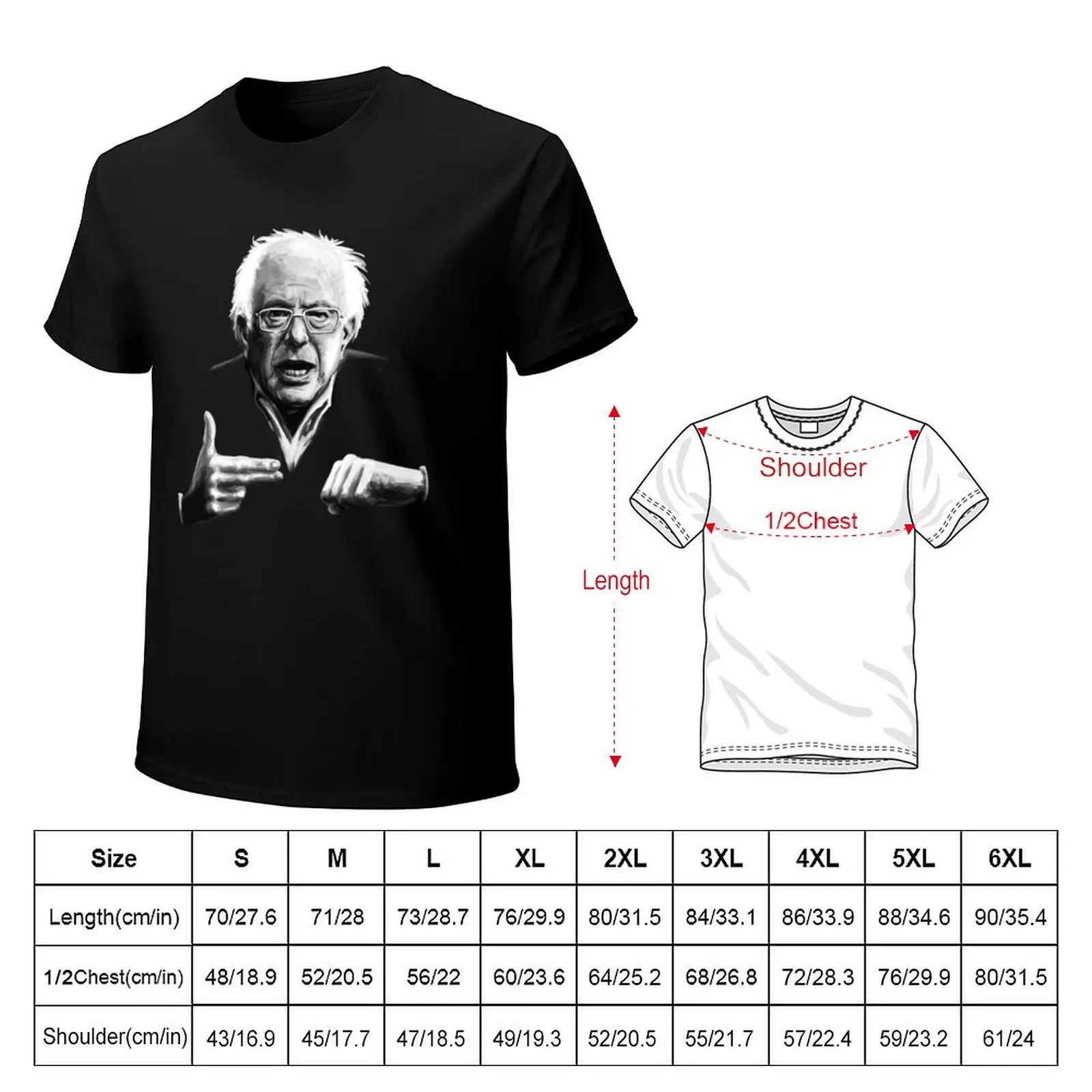 Bernie Sanders Run The Jewels T-Shirt Basic Lightweight Short Sleeve Tee
