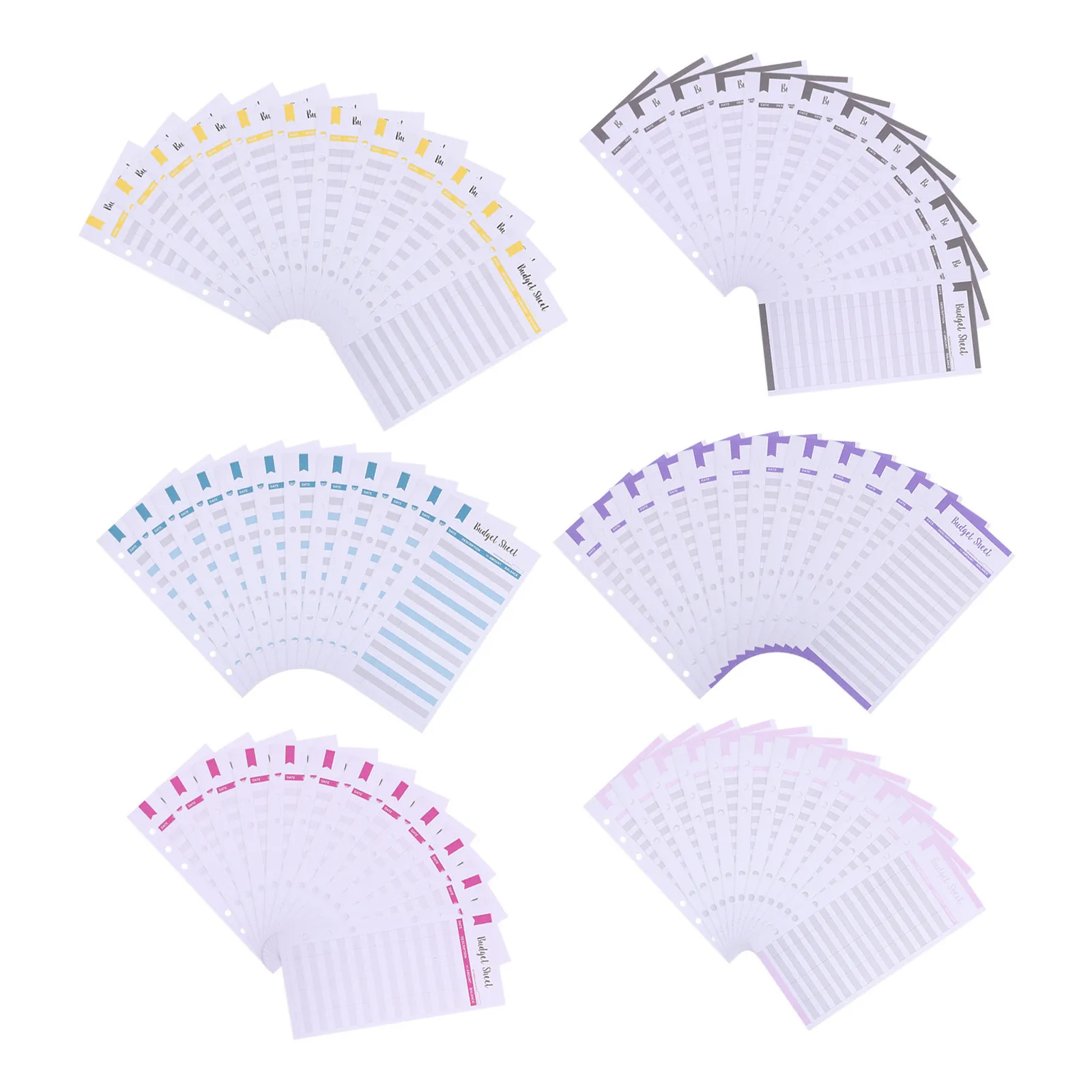 

72 листа бюджетных таблиц для учета расходов, вкладыши для планировщика, устойчивые к разрывам, для дома, путешествий, бизнеса, офиса, органайзер для бюджета