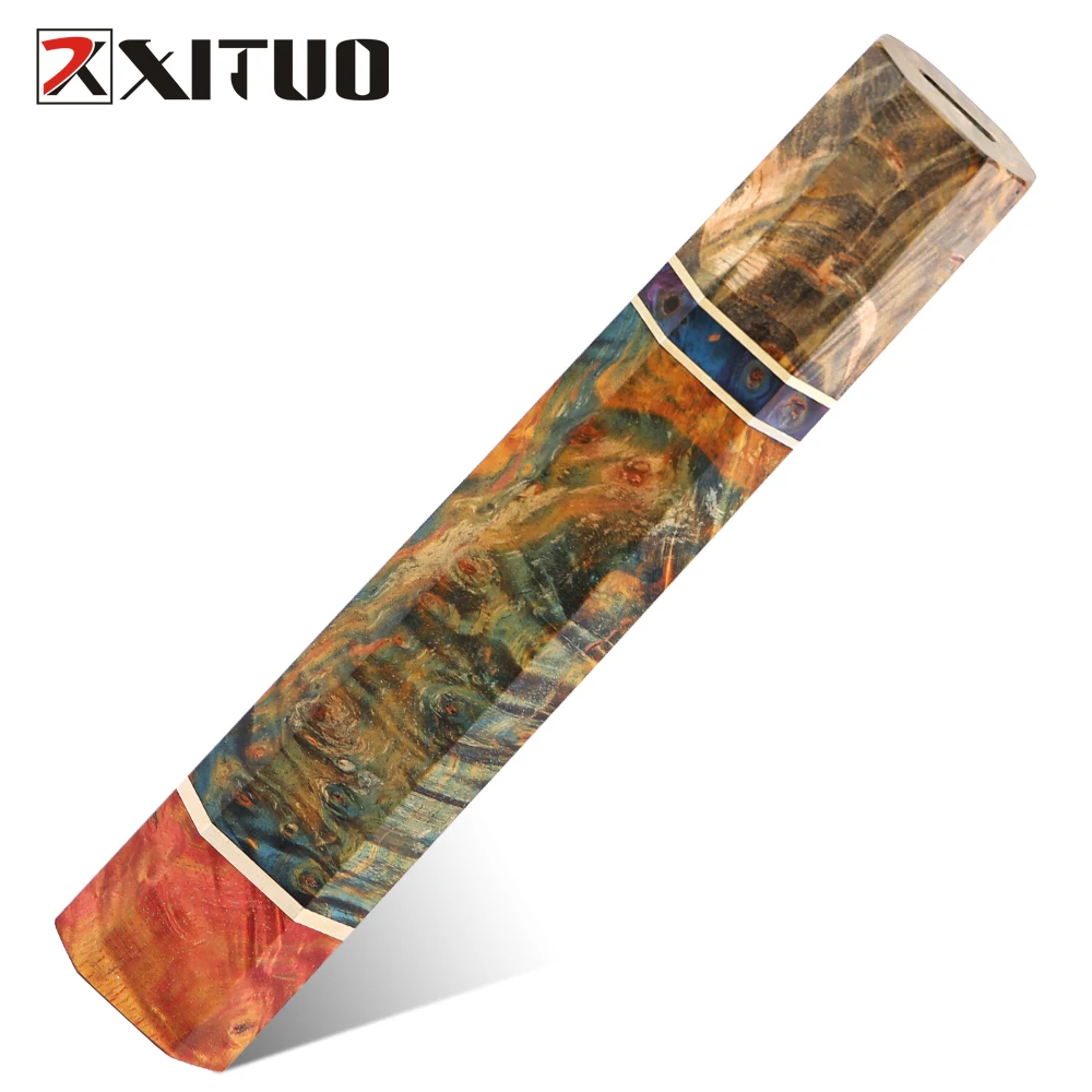 Japanese Octagonal Stabilized Wood Handle DIY Knife Making Accessories Chef Knife Replacement Supplies Factory Custom Handle