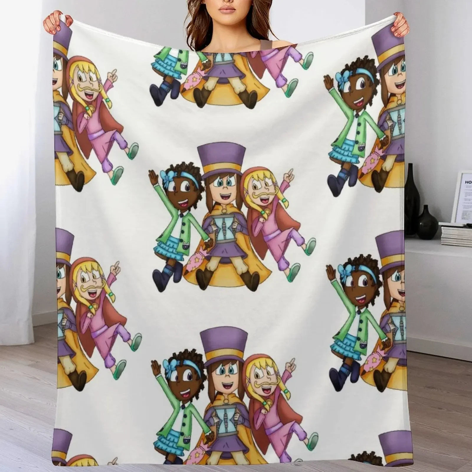 

A Hat in Time Kids Throw Blanket Decoratives Large Blankets