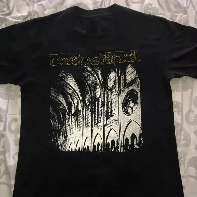 Cathedral 1991 T Shirt Short Sleeve Black Cotton Men Size S To 2345Xl Be643 Webp