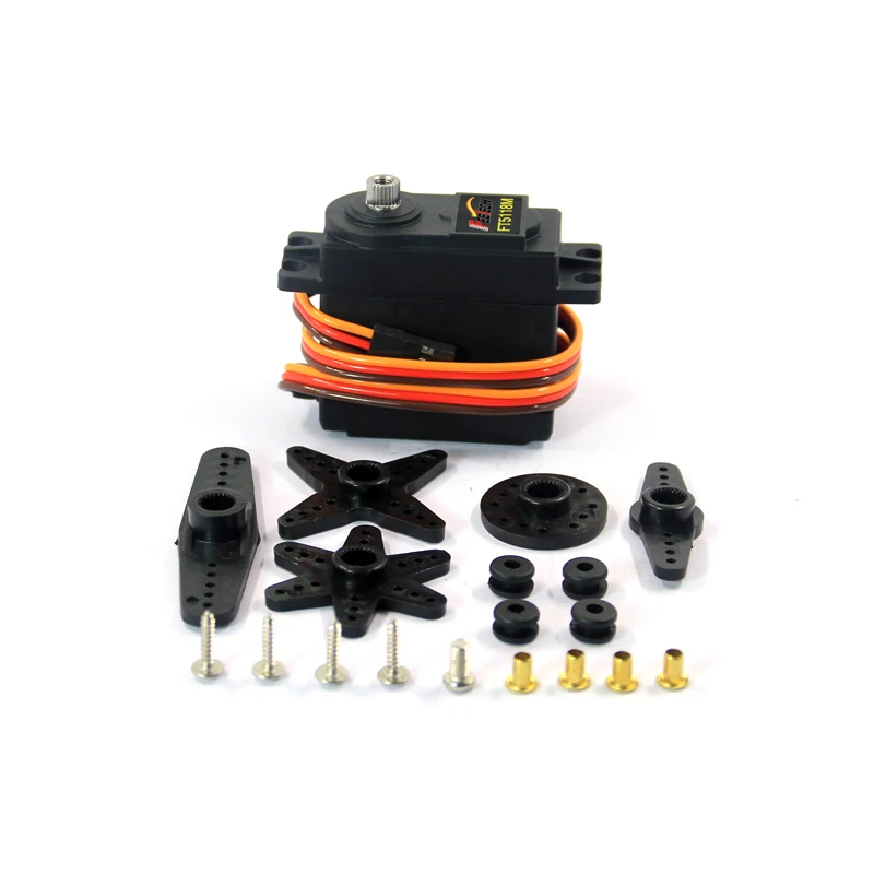 FEETECH FT5118M 20 кг металлическая шестерня высокоскоростной крутящий момент сервопривод 180 градусов и 360 градусов двухрежимный программируемый сервопривод