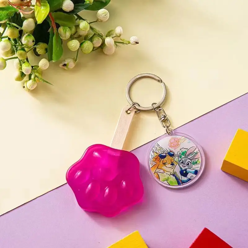 جديد ديزني القط باو المصاصة المفاتيح Zootopia الكرتون الإبداعية زيبر الديكور بنين ألعاب بنات الإبداع هدية عيد ميلاد #4